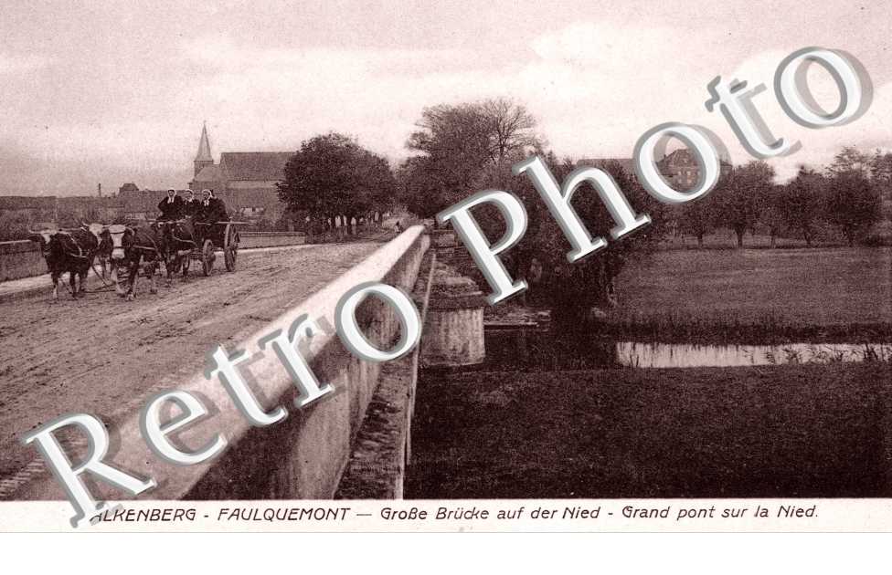 Gross Brucke auf der Nied