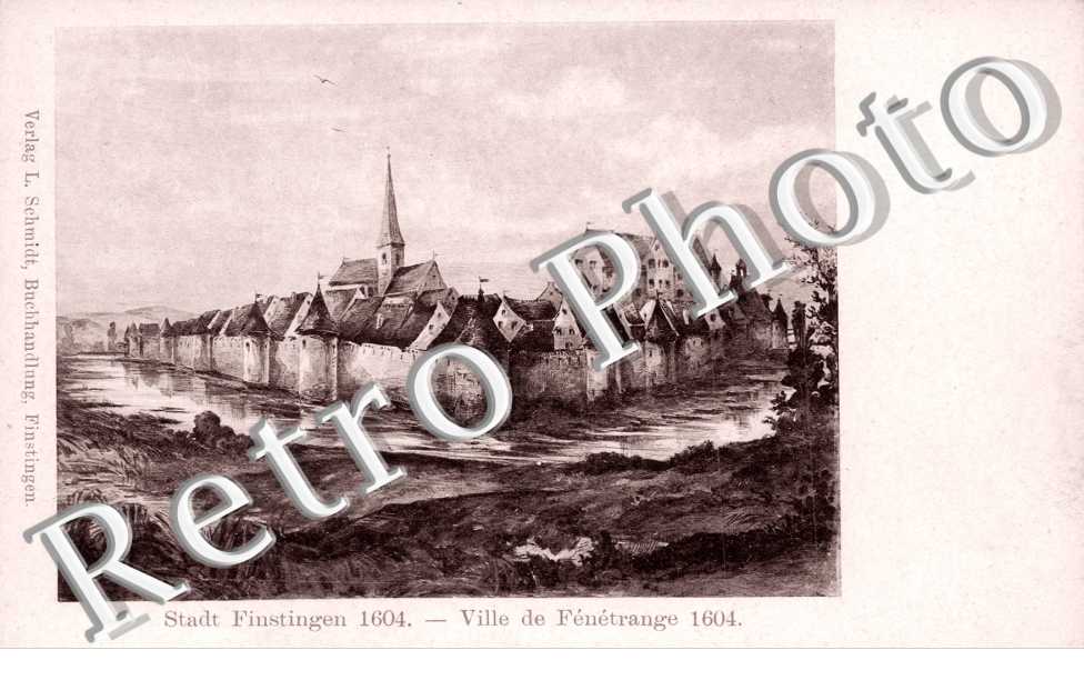 Ville de Fenetrange 1604