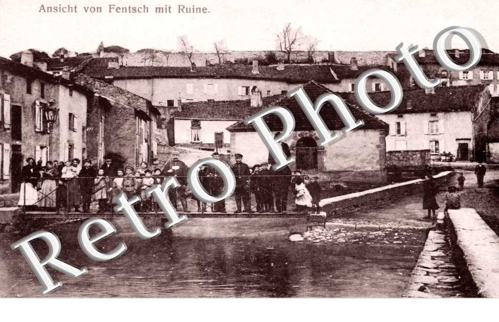 Ansicht von Fentsch mit ruine