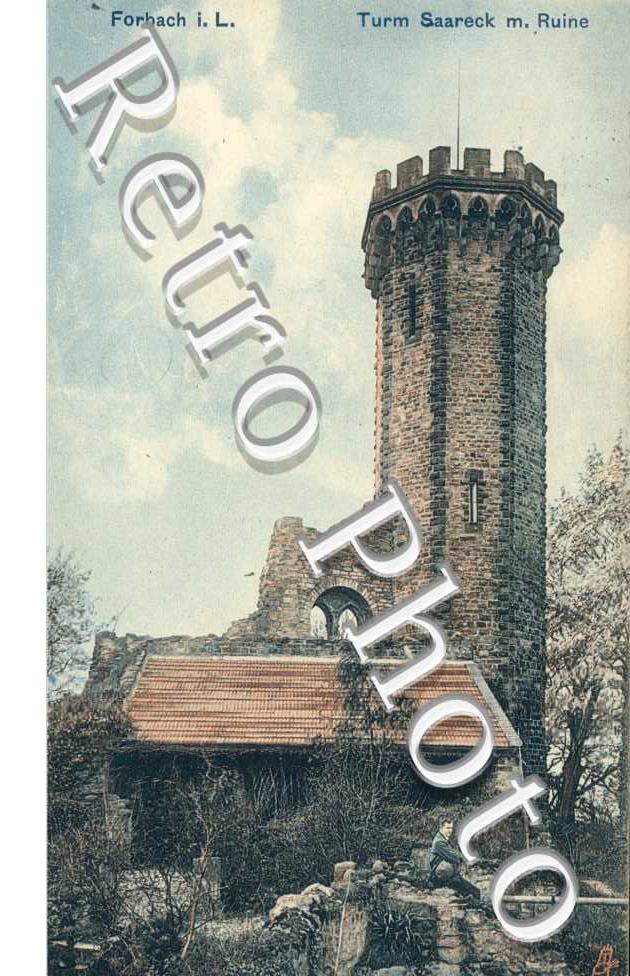Turm Saareck m. Ruine
