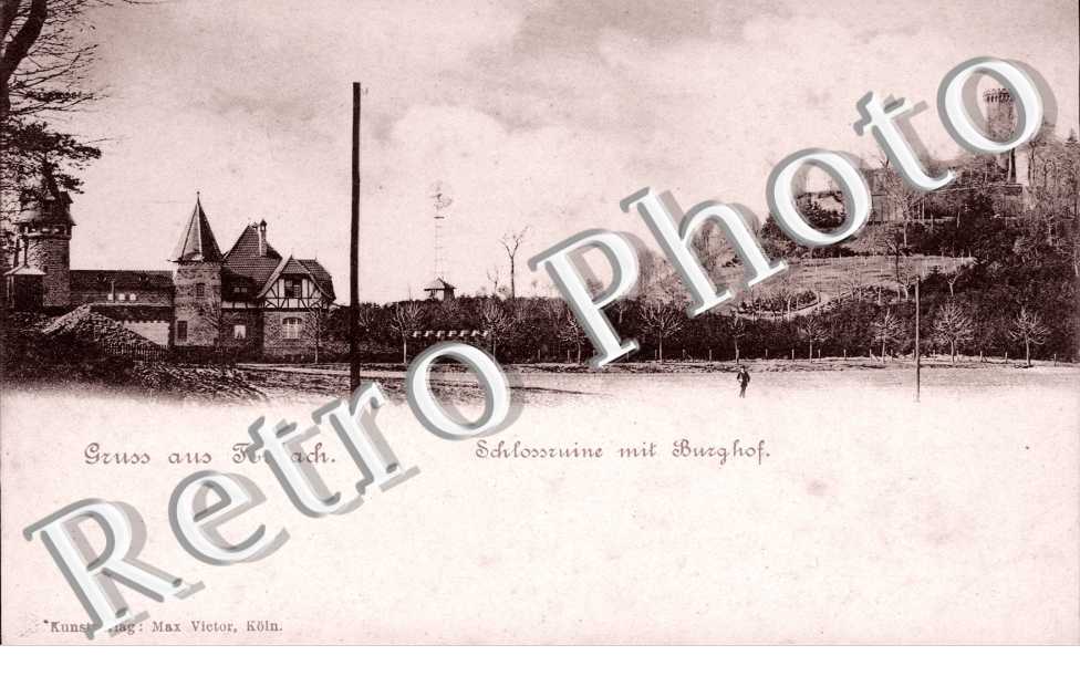 Schlossruine mit Burghof