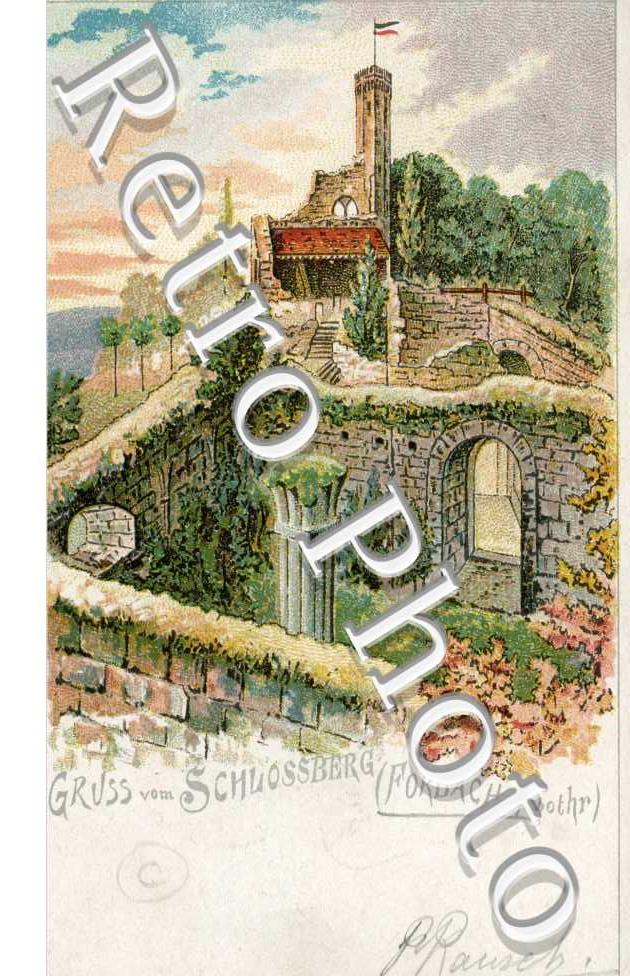 Vue des ruines
