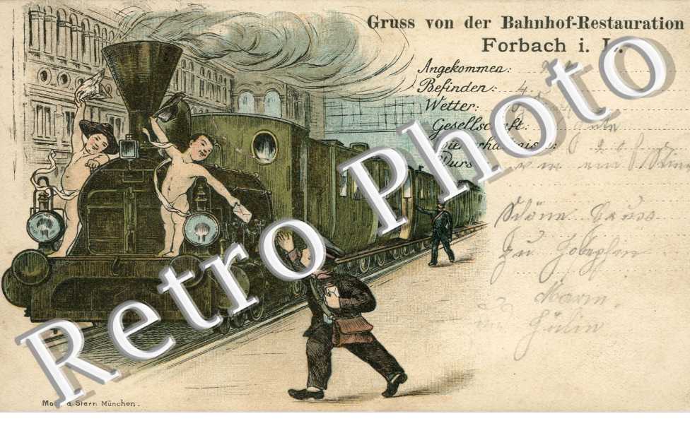 Gruss von der Bahnhof-Restauration