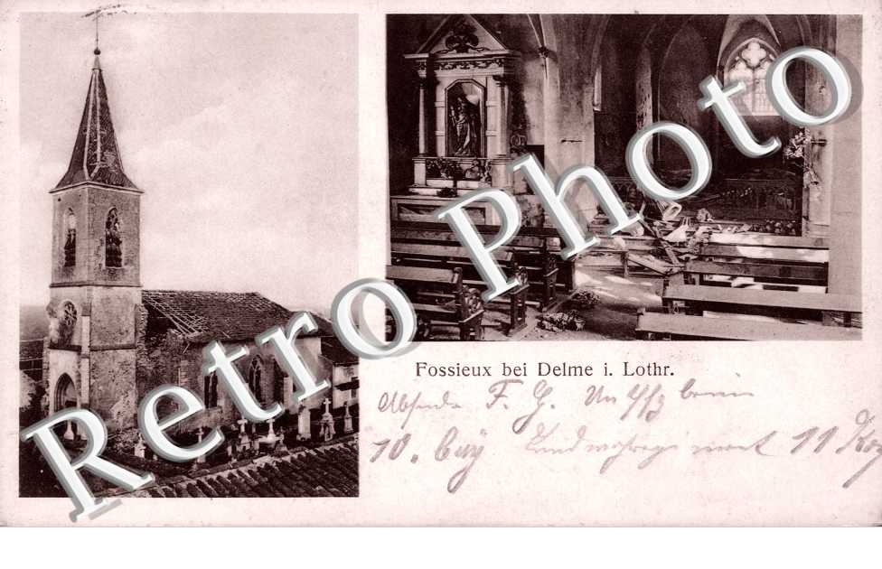 Fossieux bei Delme in Lothringen