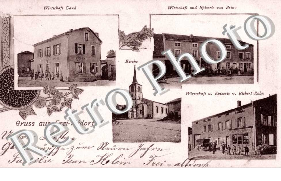 Kirche, Wirtschaft und Epicerie von Brino, Wirtschaft Gand