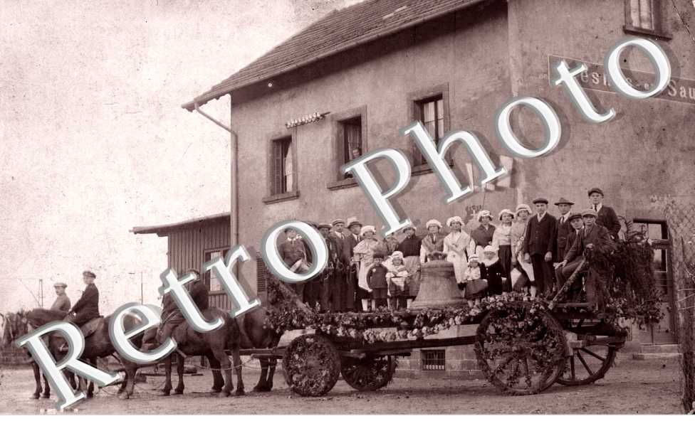 la gare  Souvenir de la benediction des cloches le 5 mai 1924