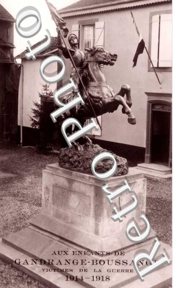 Monument aux enfants de Gandrange Boussange victimes de la guerra 1914-1918