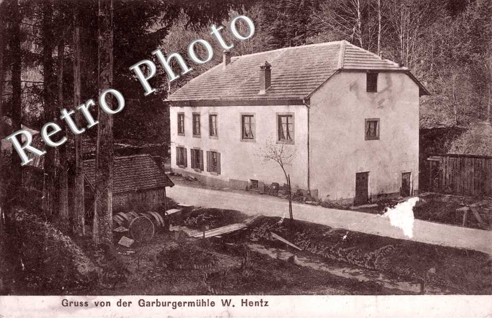 Gruss von der Garburgermulhe W. Hentz