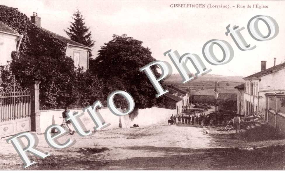 Gisselfingen - rue de l&#039;eglise