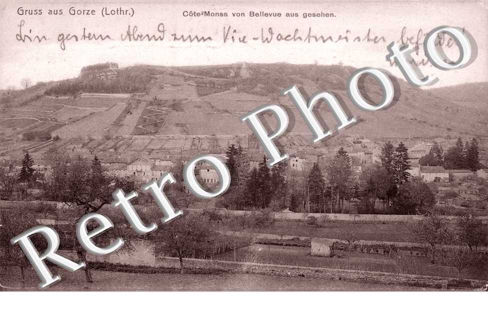 Cote Monsa von Bellevue aus gesehen