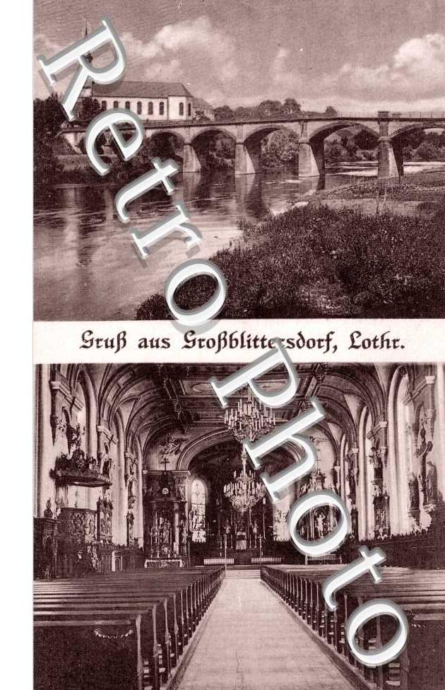l&#039;Eglise, le Pont et l&#039;Interieur de l&#039;Eglise