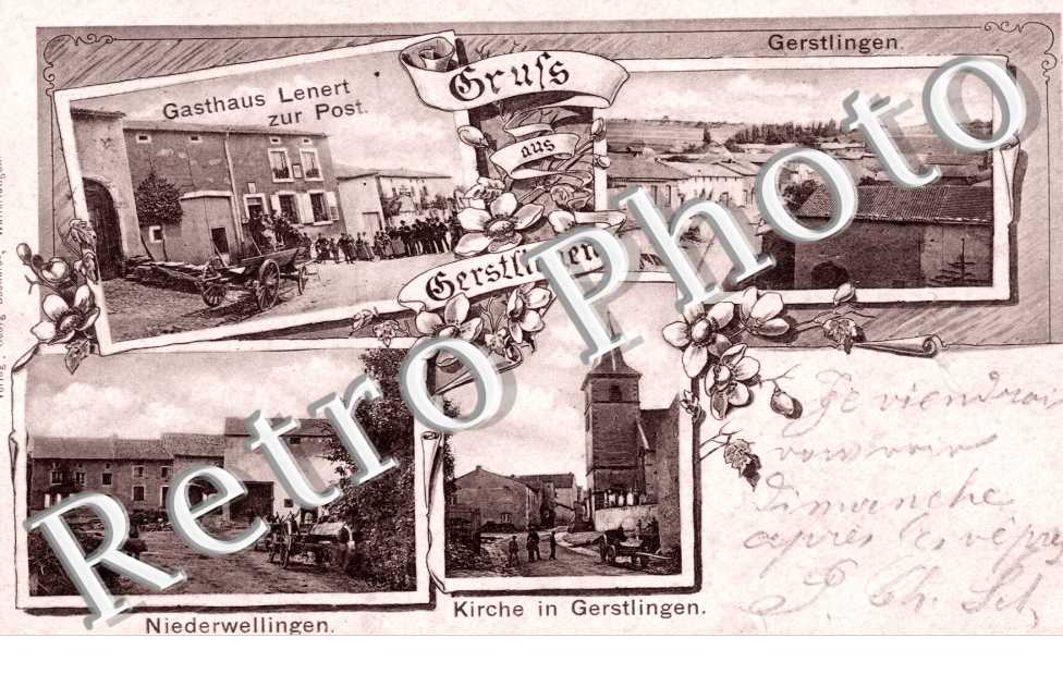 Gasthaus Lenert zur Post, Niederwellingen, Kirche in Gerstlingen