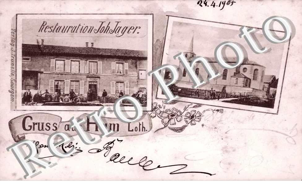 Restauration Joh. Jager. - Postkarte