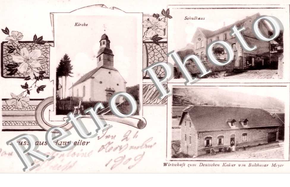 Wirtschaft zum Deutschen Kaiser von Balthasar Meyer Schulhaus - Kirche