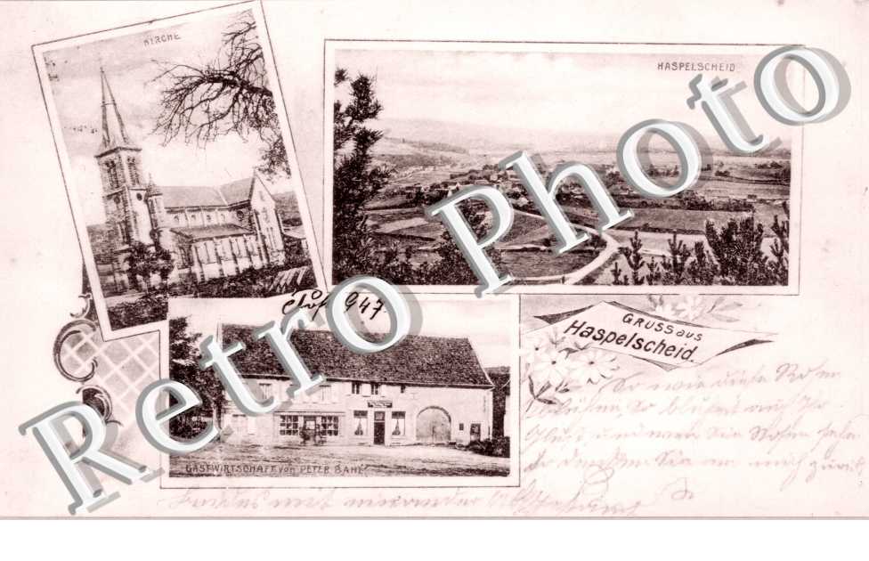 Kirche - Haspelscheid (vue generale) - Gastwirtschaft von Peter Bahe