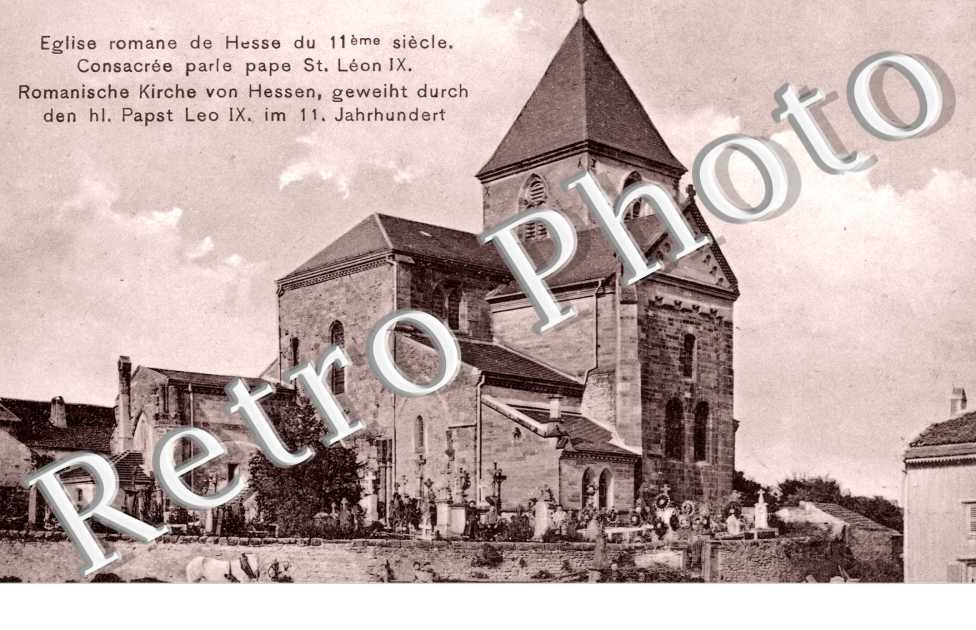 eglise  romane consacree par le pape leon IX