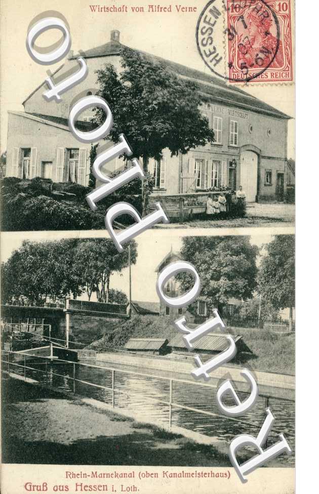 Wirtschaft von Alfred Verne  Rhein-Marnekanal