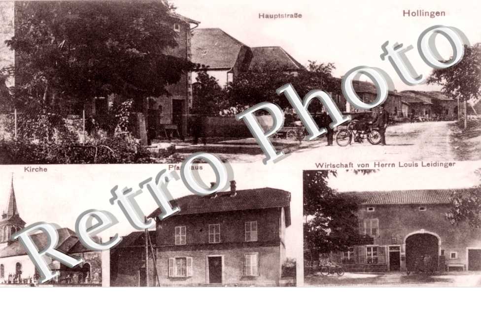 HOLLINGEN rue principale Auberge Herrn Louis leidinger