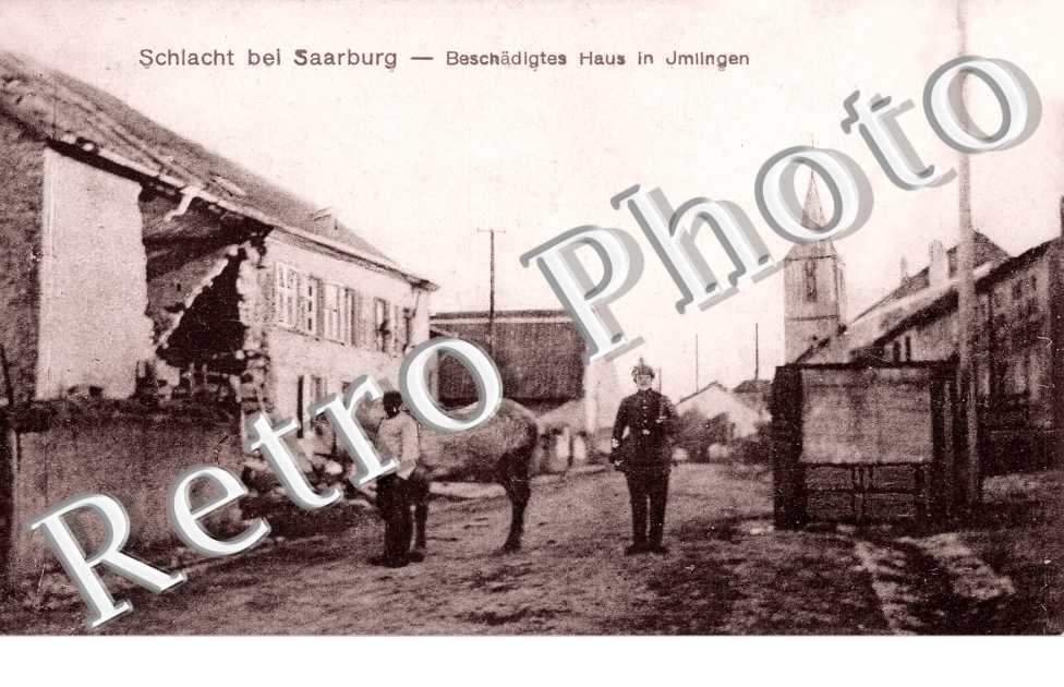 Beschadigtes haus in Jmlingen