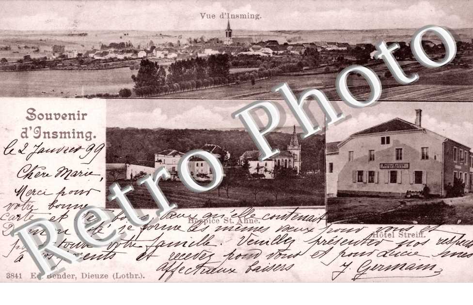 Hospice Sainte-Anne, Hotel Streiff, Vue d&#039;Insming