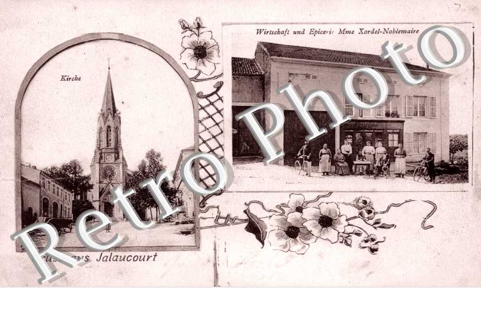 Kirche - Wirtschaft und Epicerie Mme Xordel-Noblemaire