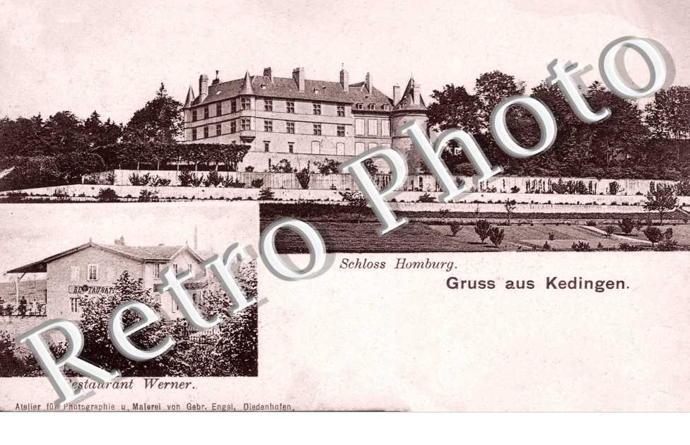 Restaurant Werner, Schloss Homburg, Gruss aus Kedingen