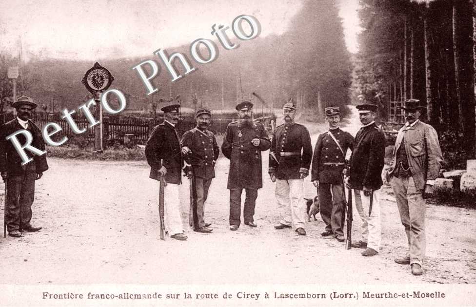 Frontiere franco-allemande entre Cirey a Lascemborn