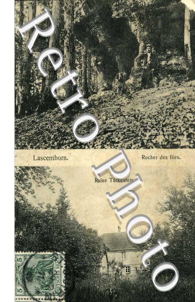 Lascemborn  Rocher des fees  Ruine Turkestein