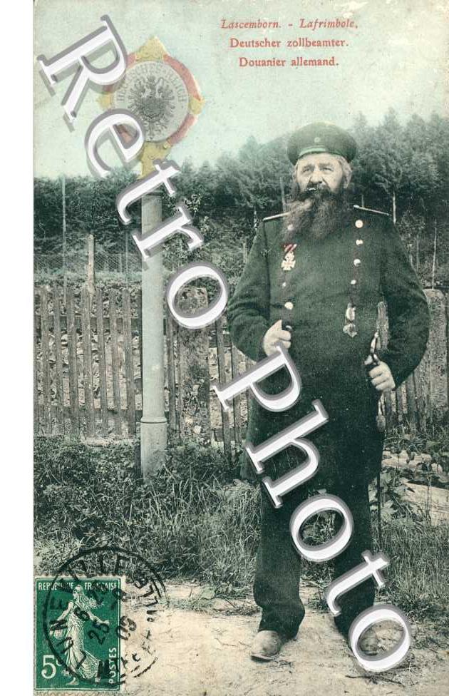 Douanier allemand a la frontiere