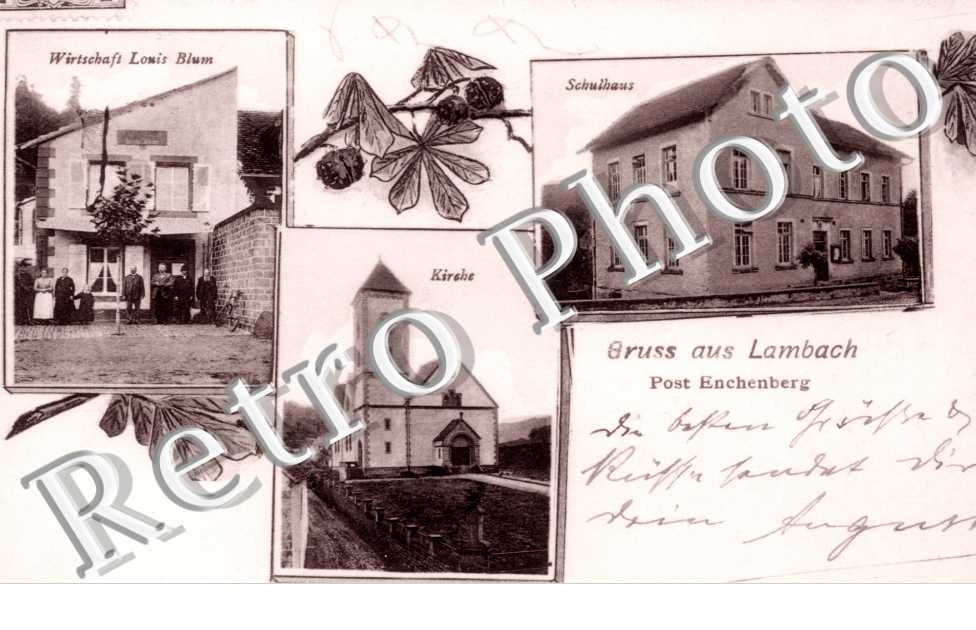 Wirtschaft Louis Blum - Kirche - Schulhaus