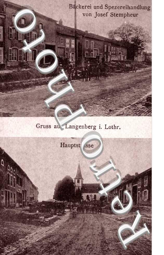 Haupstrasse, Backerei und Spezereihandlung von Josef Stempheur