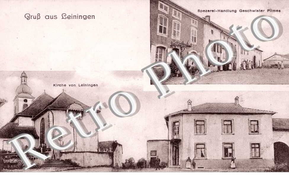 Kirche, Spezereihandlung Geswister Pilmes
