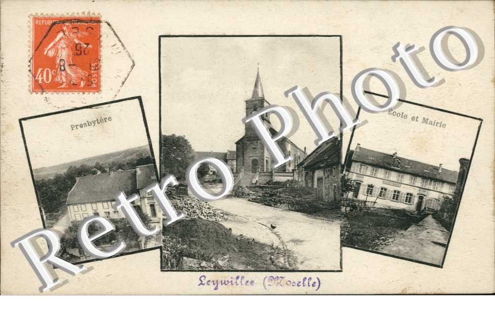 Ecole et Mairie, Presbytere, l&#039;Eglise