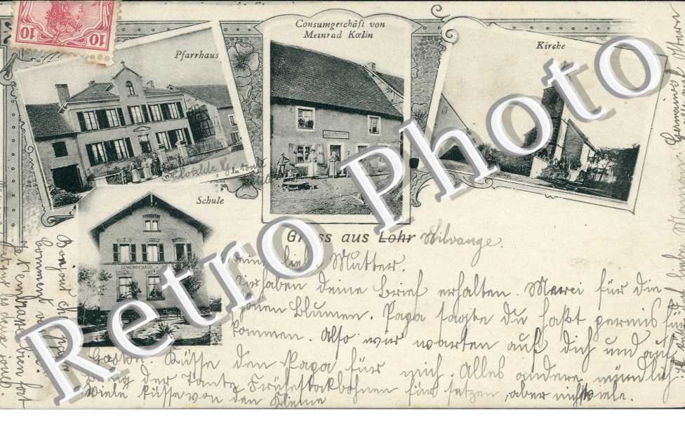 Kirche, Pfarrhaus, Schule, Consumerschaft von Meinrad Koelin