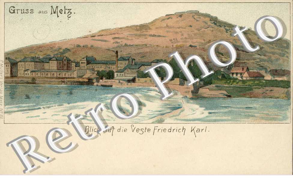 Blick auf die Veste Friedrich Karl.