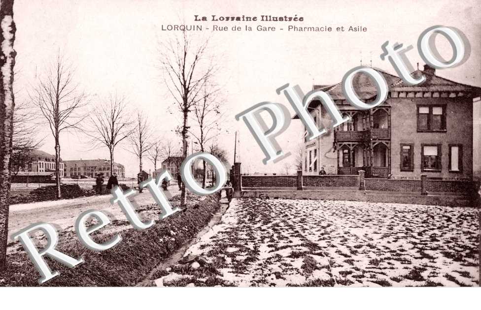 Rue de la Gare, Pharmacie et Asile