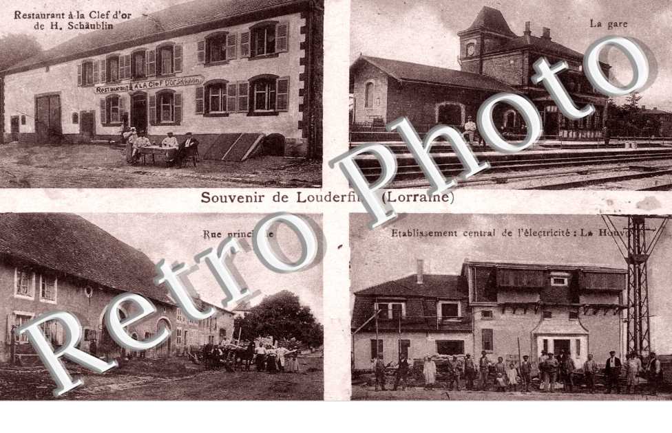 Restaurant a la Clef d&#039;Or et H. Schaublin, Rue Principale, la Gare