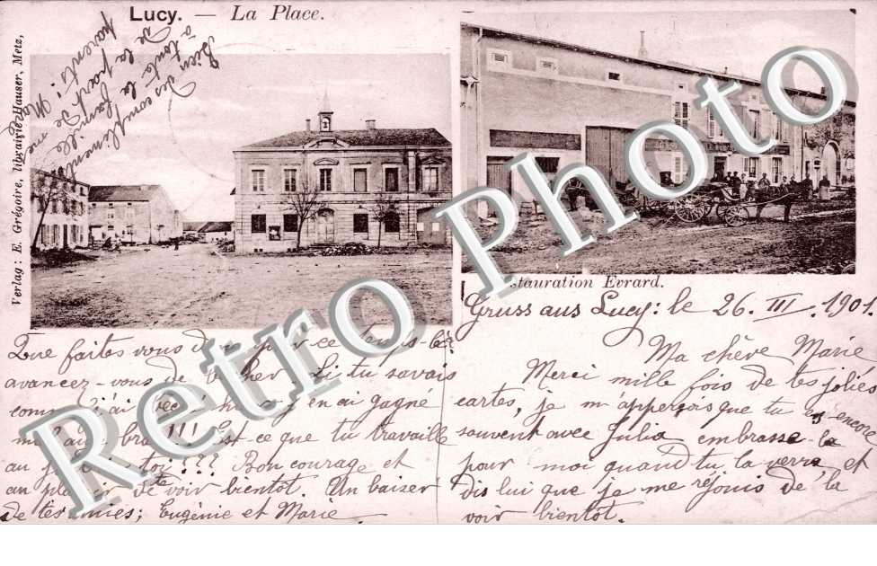 la Place, Restauration Evrard