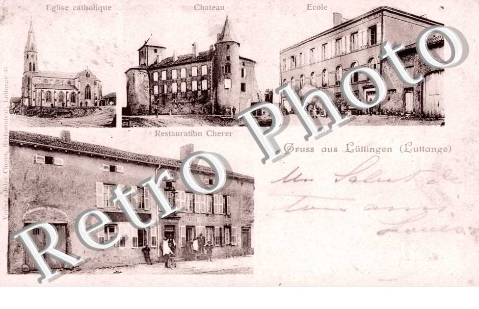 Chateau, Ecole, Eglise catholique, Restaurant Cherer