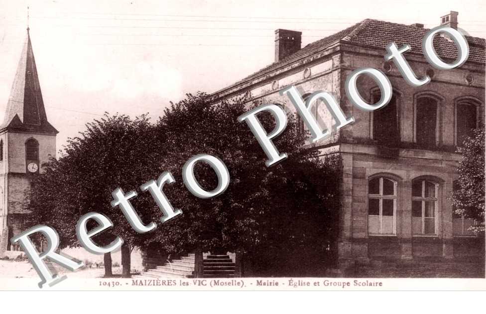 Mairie eglise et groupe scolaire
