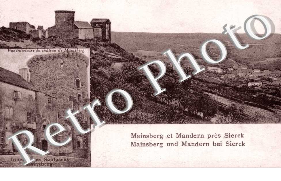 Vue Interieure du Chateau de Mainsberg, Inneres des Schlosses Mainsberg