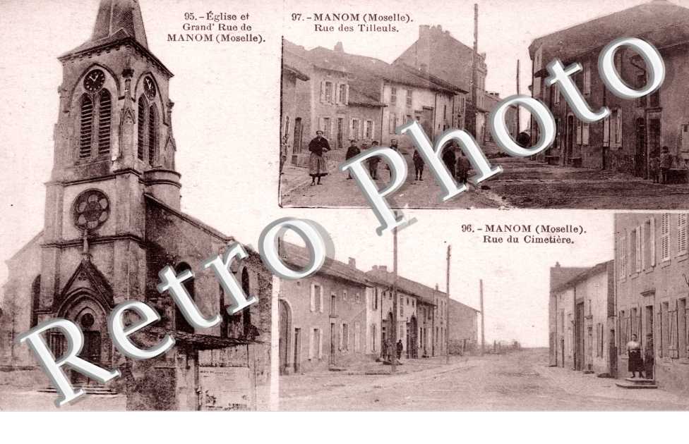 Eglise - Rue des Tilleuls - Rue du cimetiere
