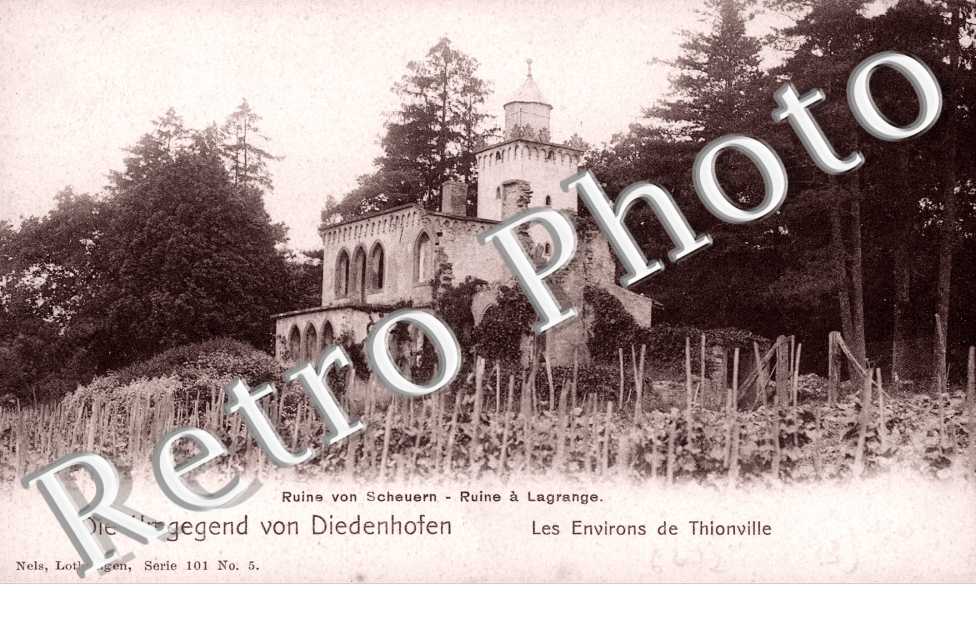 Die Umgegend von Diedenhofen - Les environs de Thionville - Nels
