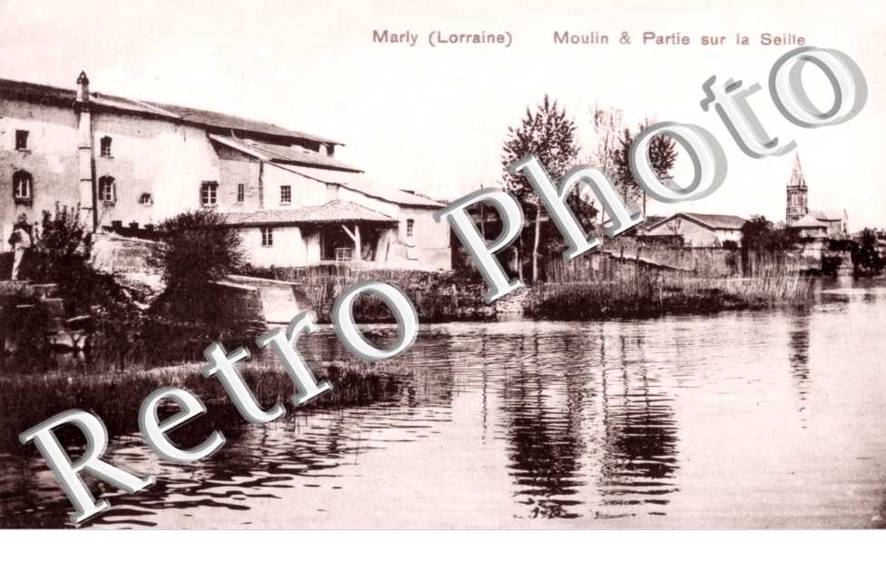Moulin et partie sur la Seille