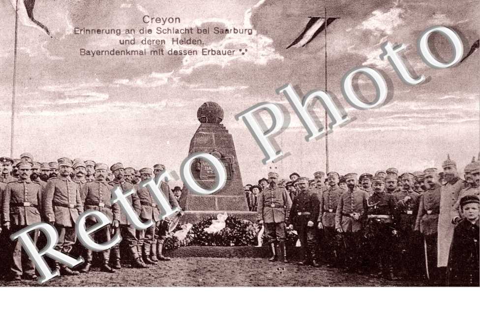 Creyon, Bayerndenkmal mit dessen Erbauer