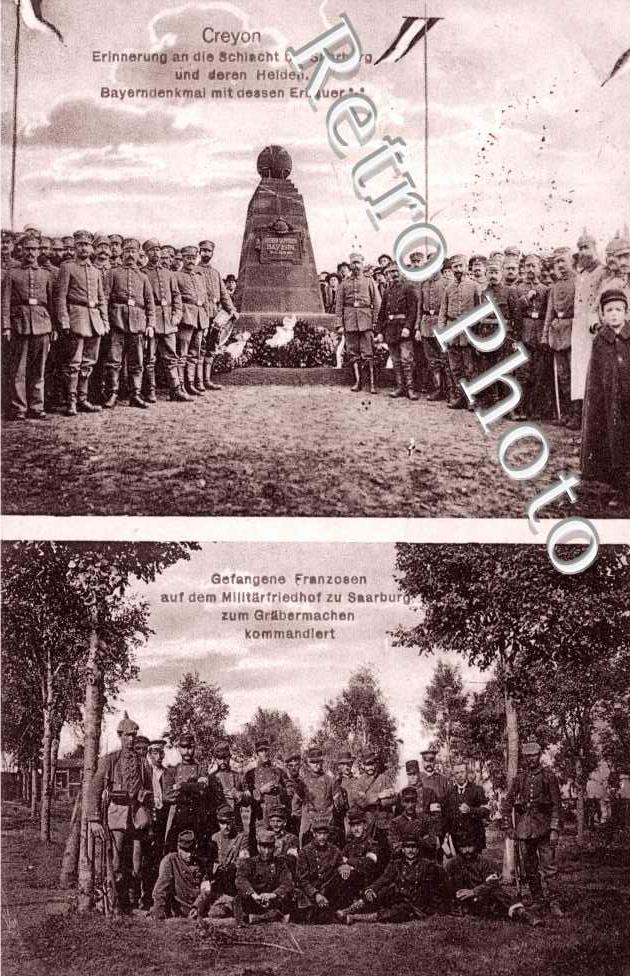 Creyon, Bayerndenkmal mit dessen Erbauer