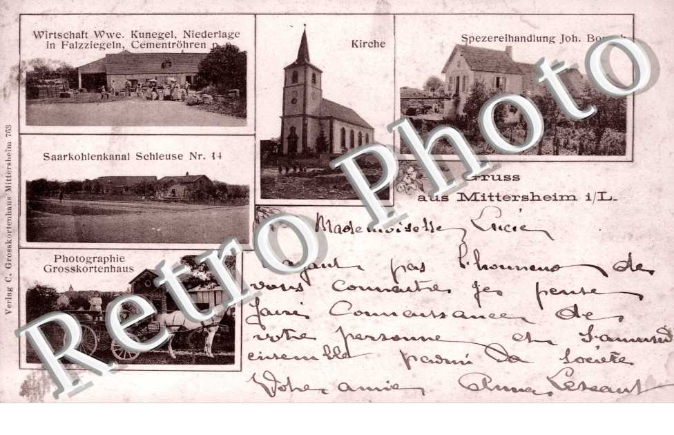 Carte multivues - Kirche - Wirtschaft