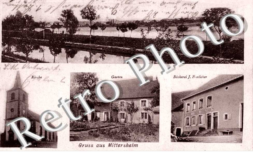 Kirche, Garten, Backerei