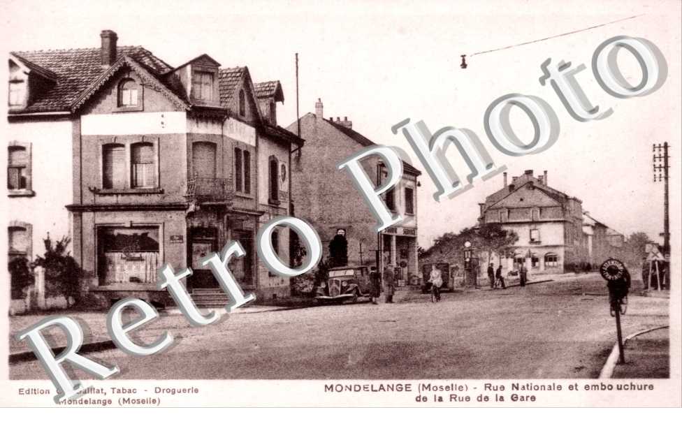 rue Nationale et embouchure de la rue de la Gare