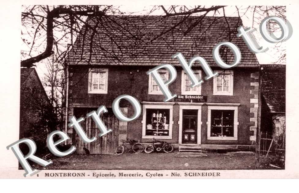 Epicerie, mercerie, cycles, Nic Schneider